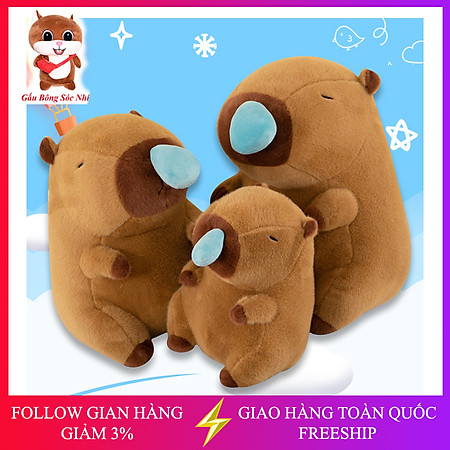 Gấu bông Chuột Capybara Thú nhồi bông Capybara Bộ trưởng Bộ Ngoại Giao đáng yêu