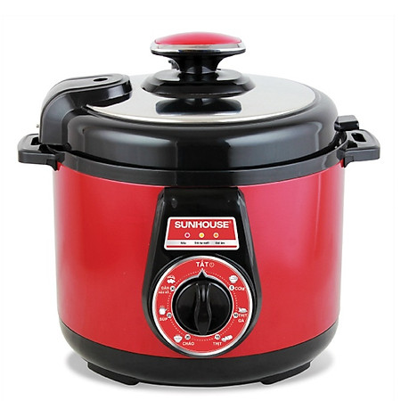 Nồi Áp Suất Điện Đa Năng Sunhouse SHD1562 Màu Ngẫu Nhiên - Hàng chính hãng