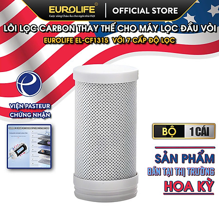 Lõi lọc Carbon thay thế cho các loại máy lọc nước đầu vòi Eurolife EL-CF1315