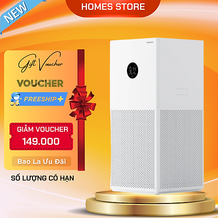 Máy Lọc Không Khí Xiaomi Air Purifier 4 Lite - Bản Quốc Tế Lọc Bụi Mịn Kết Nối App Phù Hợp Không Gian 45 m2 - Hàng Chính Hãng