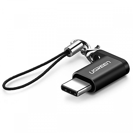 Đầu Chuyển Đổi Micro Usb Sang Usb Type C Có Hỗ Trợ Otg Đen Us278 - 50551 Ugreen - Hàng Chính Hãng