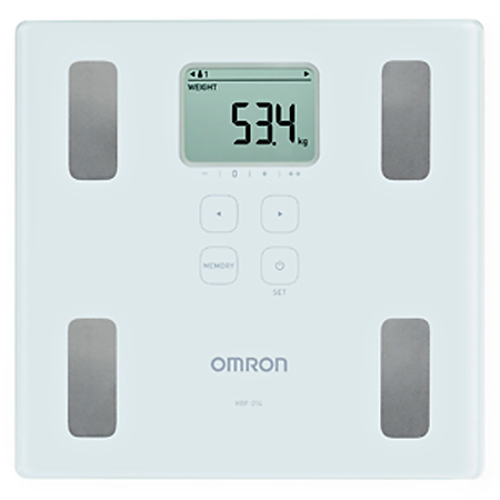 Máy đo thành phần cơ thể , cân lượng mỡ nội tạng Omron HBF-214