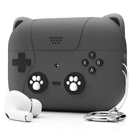 Bao Case Ốp Kiểu Tay Cầm Game Tai Mèo cho Airpods Pro 3 - Hàng Chính Hãng