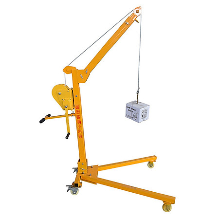 Cẩu mini 200kg dùng thay cho palang xích kéo tay, móc cẩu xoay móc cẩu hàng chuyên dùng để nâng hạ - Hàng chính hãng
