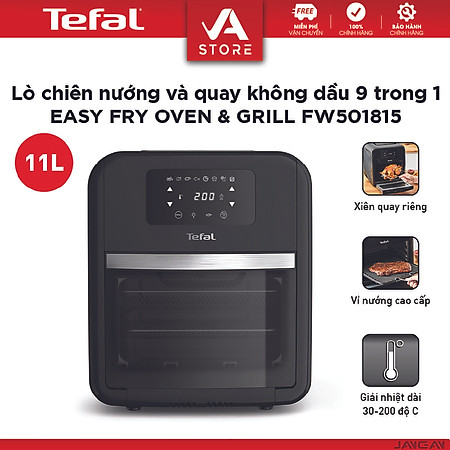 Nồi chiên, nướng, quay không dầu điện tử Tefal FW501815 - 11L - BH 2 năm - Hàng Chính Hãng