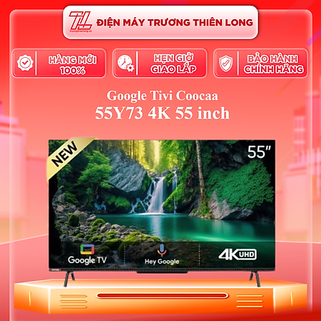 Google Tivi Coocaa 4K 55 Inch - Model 55Y73 - Hàng Chính Hãng