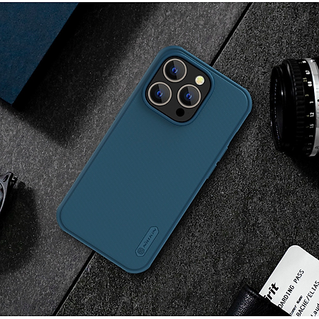 Ốp lưng dành cho iPhone 14 Pro Max hiệu Nillkin dạng sần - Hàng nhập khẩu