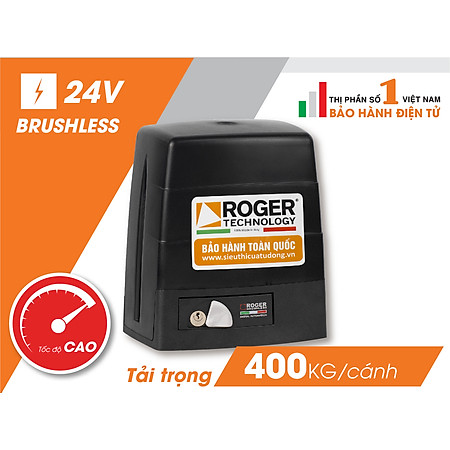 Motor cổng trượt tự động Roger Italia KIT BM30