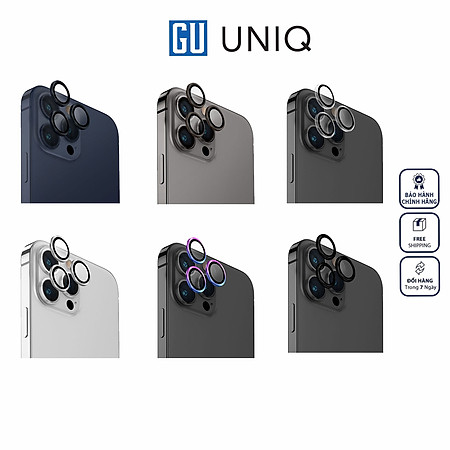 Kính Dán Camera Cho iPhone 15 Pro Max UNIQ Optix Giúp Ống Kính Khỏi Bụi Chống Bám Dấu Tay Hàng Chính Hãng