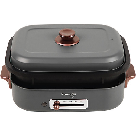 Lẩu điện phủ gốm Ceramic Kuvings KMG-200B - Hàng chính hãng