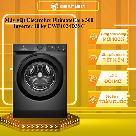Máy giặt Electrolux UltimateCare 300 Inverter 10 kg EWF1024D3SC - HÀNG CHÍNH HÃNG - CHỈ GIAO HCM