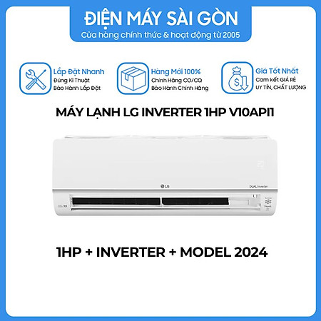 Máy lạnh LG Inverter 1 HP V10API1 - Hàng chính hãng