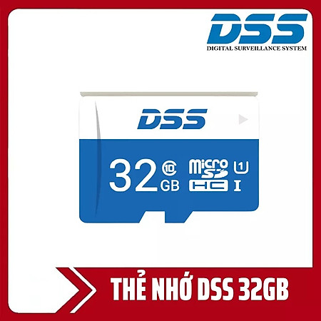 Thẻ nhớ Mirco SD DSS 64G - 32GB Class 10 chuyên ghi hình cho các dòng camera IP, điện thoại, máy ảnh, máy tính bảng - hàng chính hãng