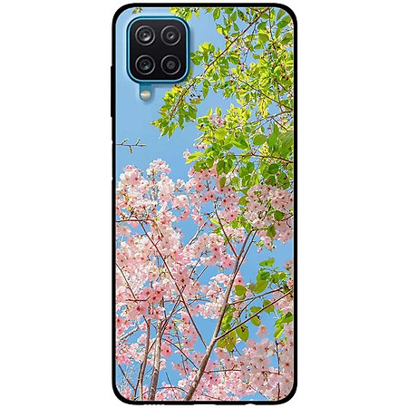 Ốp lưng cho Samsung A12 - A22 4G - Samsung F12 - M12 - Đào Hồng Xanh - Hàng Chính Hãng