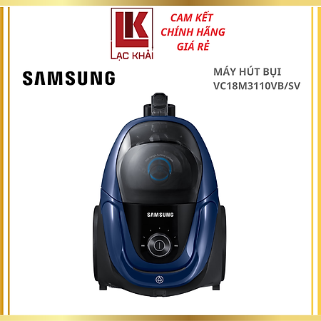 Máy Hút Bụi Samsung VC18M3110VB/SV - Hộp chứa bụi 2lit , Công suất 1800W - Hàng chính hãng