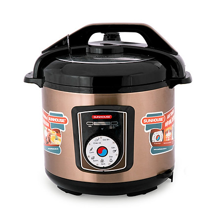Nồi Áp Suất Điện Đa Năng Sunhouse SHD1756 Màu Ngẫu Nhiên - Hàng chính hãng