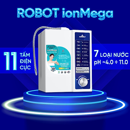 Máy Lọc Nước Điện Giải Ion Kiềm ROBOT ionMega 117 - Hàng Chính Hãng