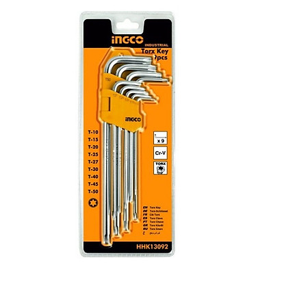 Bộ 9 chìa lục giác bông Ingco HHK13092