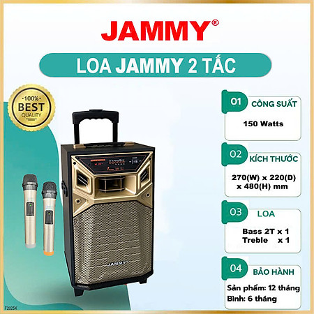 Loa kéo 2 tấc Jammy F2025K - Hàng chính Hãng