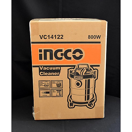 MÁY HÚT BỤI MÔ TƠ DÂY ĐỒNG  800W (1.7M3/PHÚT) INGCO VC14122 - HÀNG CHÍNH HÃNG