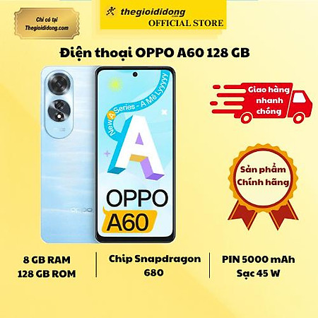 OPPO A60 128GB - Hàng Chính Hãng