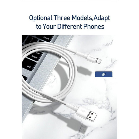 Cáp sạc nhanh siêu bền Baseus Mini White dùng cho Smartphone/ Tablet -Hàng Chính Hãng