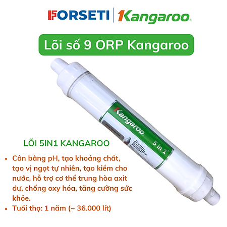 Hàng chính hãng LÕI LỌC NƯỚC KANGAROO HYDROGEN SỐ 10 OMEGA 5 IN 1 (5in1) có thể dùng cho: KG100HU, KG100HU+, KG100MED, KG100EED, KG100EED IoT, KG100HK, KG10A4, KG100HP, KG100HG Các dòng mới: KG100HED IoT, KGY1MED