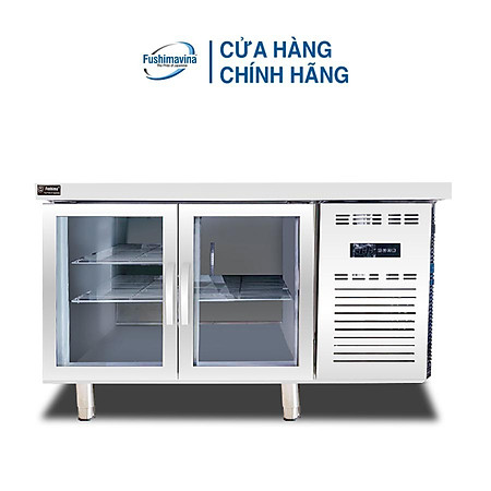 Tủ Bàn Mát Cánh Kính 1m2 Lạnh Trực Tiếp
