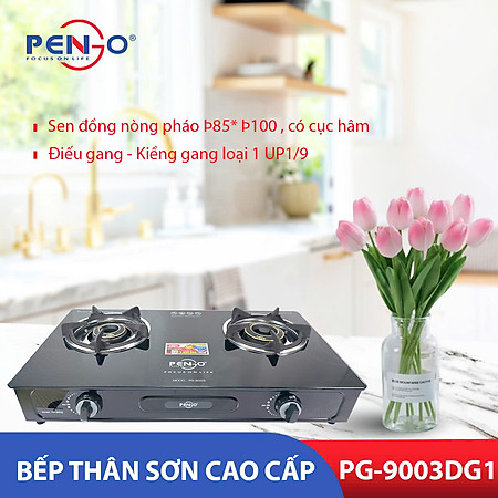 Bếp gas cao cấp Pengo PG-9003 DG1 Sen tròn (hàng chính hãng)
