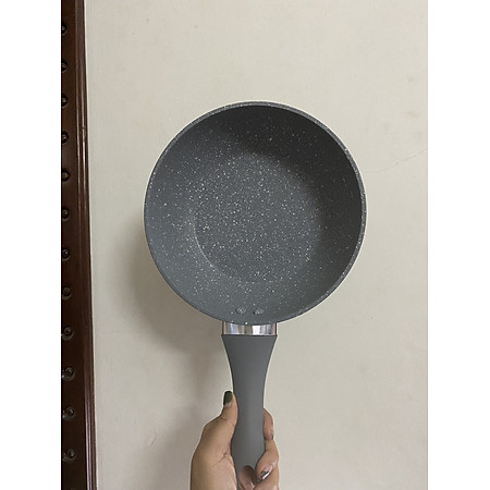 Chảo đáy từ vân đá chống dính GREEN COOK 24 -26 - 28cm tay cầm chịu nhiệt - Hàng chính hãng