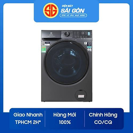 Máy giặt Electrolux Inverter 10Kg EWF1024P5SB - Tự động gỡ rối quần áo - Hàng chính hãng - Chỉ giao HCM -