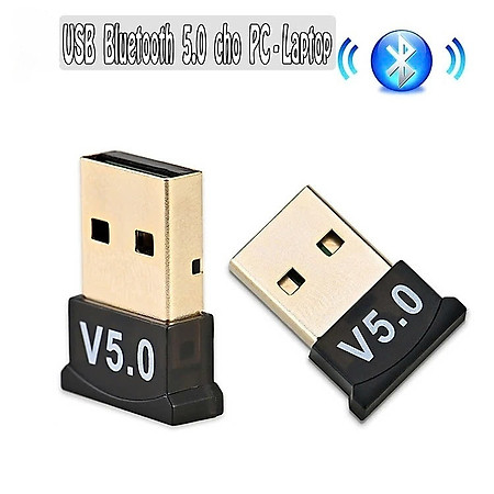 USB BLuetooth 5.0 USB Dongle - Dùng cho PC, Laptop - Kết nối với tai nghe, loa bluetooth, gamepad - Hàng Nhập Khẩu