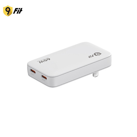 Củ Sạc 9FIT Slim PD 65W 2C GaN, sạc nhanh, bảo hành 2 năm 1 đổi 1 - Hàng chính hãng