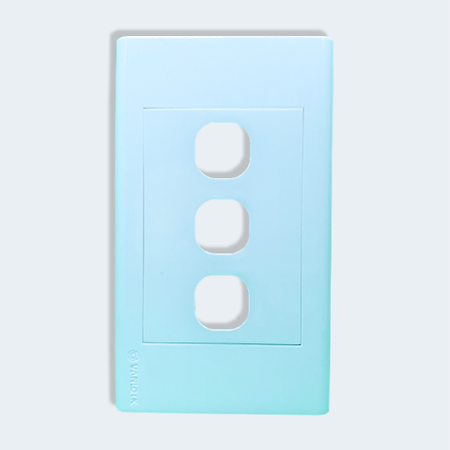 Mặt 3 module hạt tròn S183/X S18 Sino Vanlock