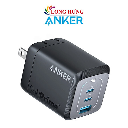 Cốc sạc Anker GaNPrime Portable Wall Charger 67W 2Type-C 1USB A2669 - Hàng chính hãng