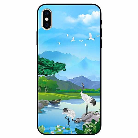 Ốp lưng dành cho Iphone Xs Max mẫu Sáng Trong Lành