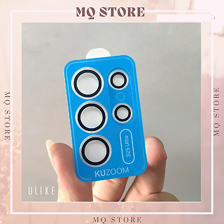 Cường lực camera Kuzoom SS S25 Ultra - S24 Ultra trong suốt chống vỡ, chống xướt, akz(hàng chính hãng)
