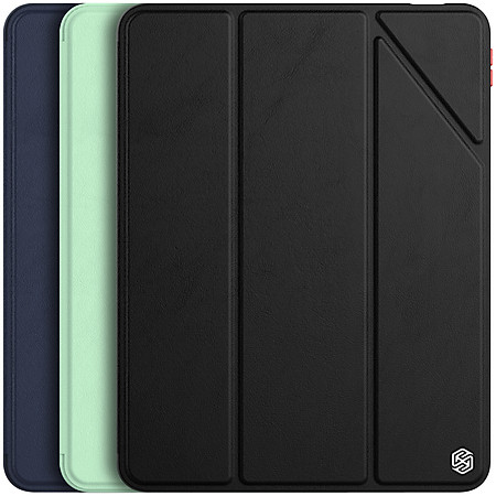 Bao da cho iPad Air 5 2022 10.9 inch Nillkin Bevel Leather Case (Có khe cắm bút Apple Pencil) - Hàng Chính Hãng