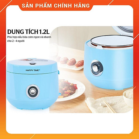 Nồi cơm điện nắp gài Sunhouse Happy Time HTD8521P (1.8 Lít) - Hàng nhập khẩu