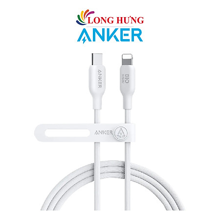 Cáp USB Type-C to iP Anker 542 MFI 1.8m TPE 30W 0.9m A80B1/ 1.8m A80B2 - Hàng chính hãng