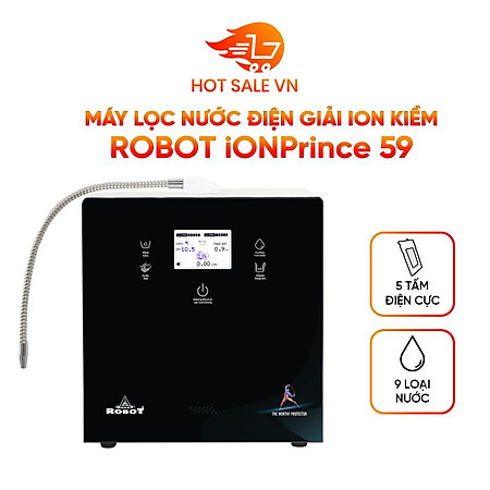 Máy Lọc Nước Điện Giải Ion Kiềm ROBOT IonPrince 59 - Hàng Chính Hãng