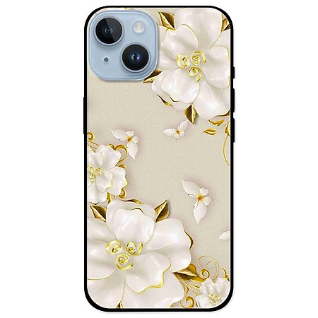 Ốp lưng dành cho Iphone 14 - Iphone 14 Plus - Iphone 14 Pro - Iphone 14 Pro Max - Hoạ Tiết Hoa Vàng Sứ