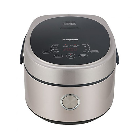 Nồi cơm điện tử Kangaroo 1.8L model KG18DR12, dung tích 1.8L, công suất 760W, công nghệ nấu 1D, thực hiện đa dạng món ăn với 10 chức năng cài đặt sẵn - Hàng chính hãng