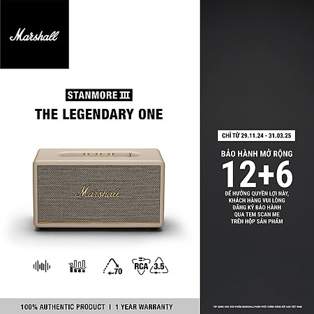 Loa Bluetooth Marshall Stanmore III - Hàng chính hãng