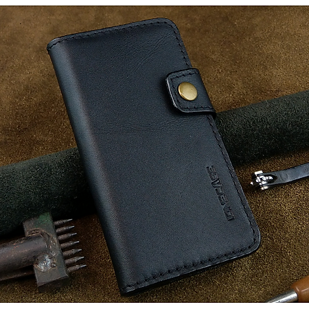 Bao da đựng cho điện thoại 11 pro dạng ví da bò thật