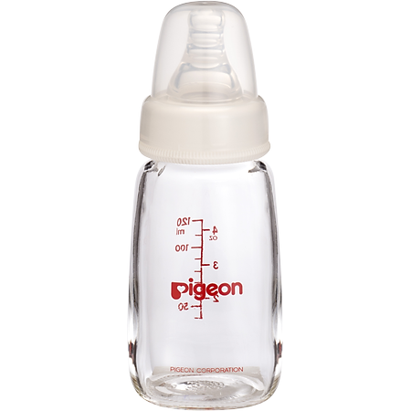 Bình sữa Pigeon cổ hẹp thủy tinh 120ml/240ml