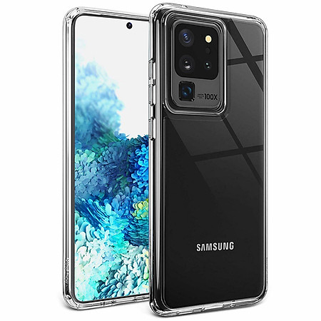 Ốp lưng dẻo silicon cho Samsung Galaxy S20 Ultra hiệu Ultra Thin (siêu mỏng 0.6mm, chống trầy, chống bụi) - Hàng nhập khẩu