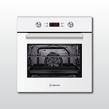 Lò nướng MOV-65DA (kính trắng) - Tặng Chảo không dính SA-02 + Khay úp chén dĩa MDD-14028 - Hàng chính hãng