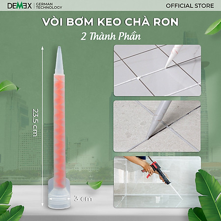 Vòi Bơm Keo Chà Ron 2 Thành Phần DEMEX