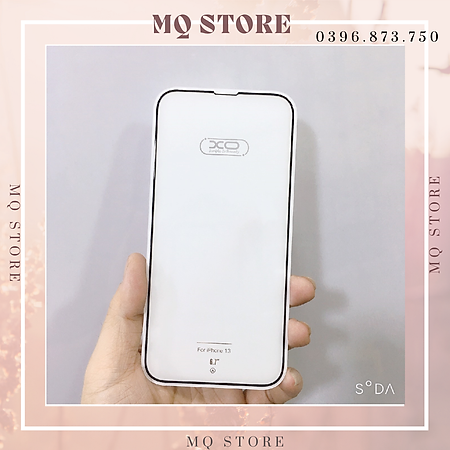 Kính cường lực full màn hình XO dành cho iPhone 13, 13Pro, 13 Pro Max( hàng chính hãng)